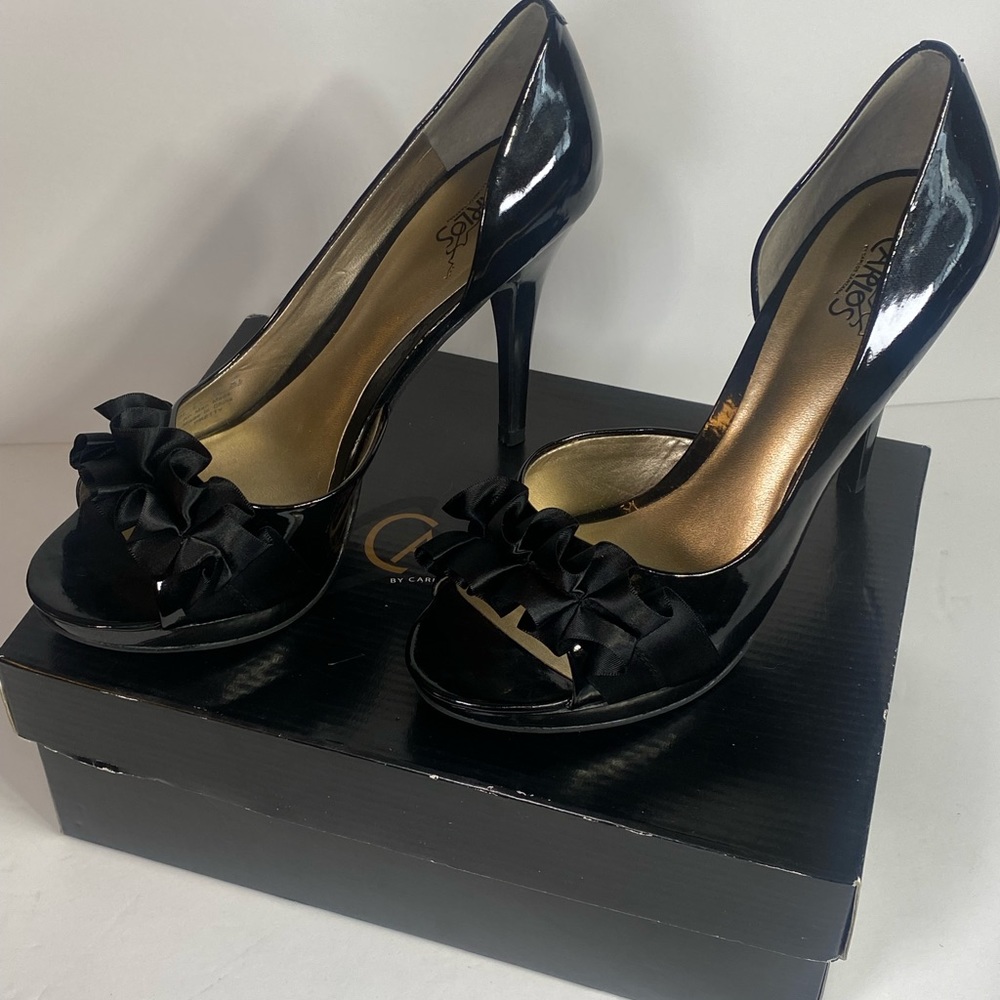 Carlos Santana Patent Leather Heels‎